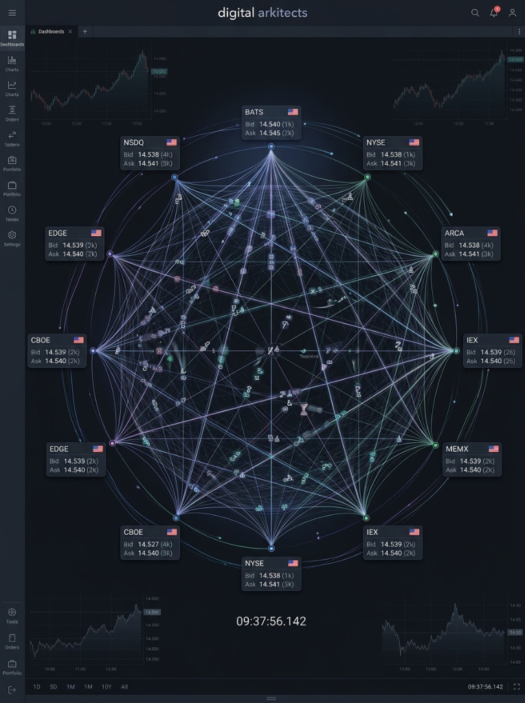 Exchange dashboard — Multi-venue order routing